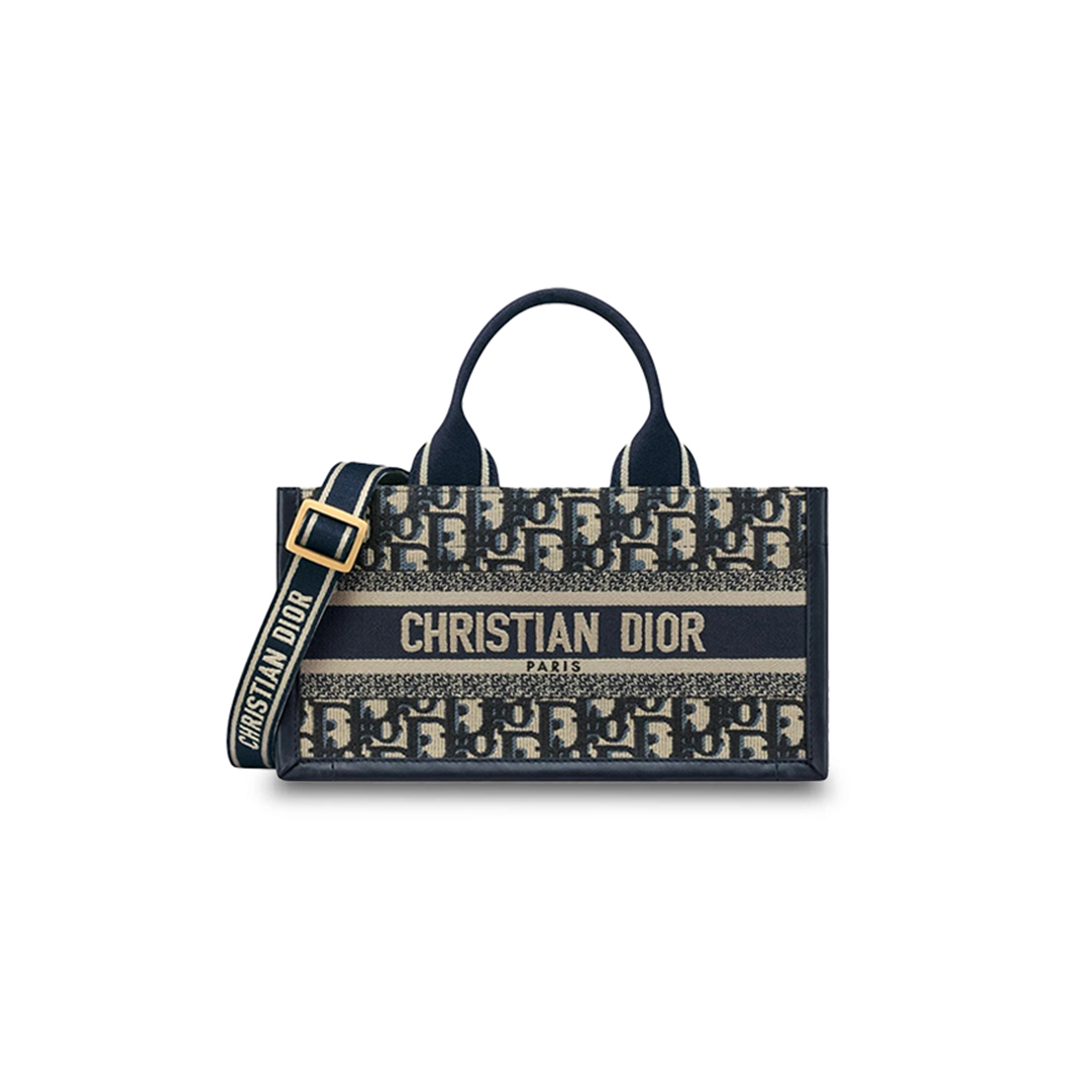 D*or east-west book tote with shoulder strap m1326czbb-m928 (27*14*11cm)